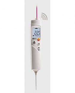 testo 826-T4 - Инфракрасный термометр с лазерным целеуказателем и проникающим пищевым зондом (оптика 6:1)